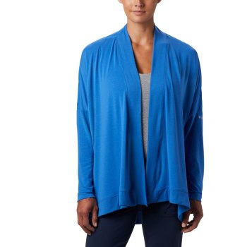 Columbia PFG Fishing Dames, PFG Slack Water Knit Cover Up Wrap Blauw, 87DYSMABI